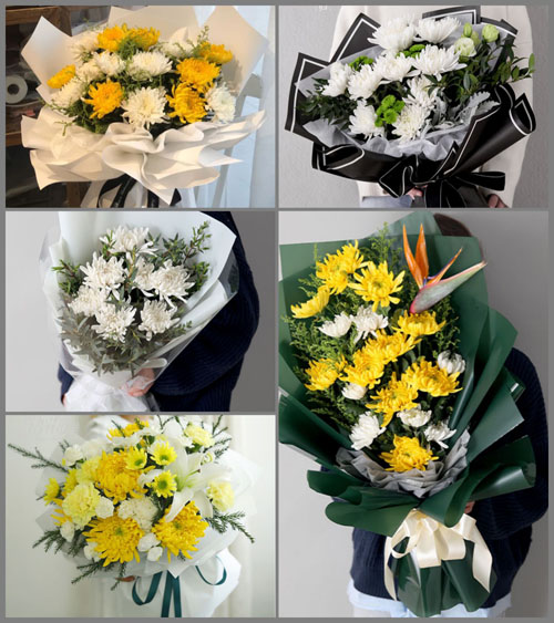 安徽芜湖市无为县白茆镇江坝社区白事花束代送